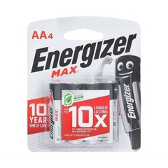 Pin AA 4 viên Energizer Max E91BP4