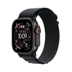 Apple Watch Ultra 3 (GPS + Cellular, Vỏ Titan Đen 49mm, Dây quấn Alpine size M