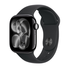 Apple Watch Series 11 (GPS + Cellular) 42mm Vỏ Nhôm Màu Đen Bóng (Jet Black) với Dây Đeo Thể Thao Màu Đen (Black Sport Band)