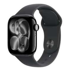 Apple Watch Series 11 (GPS) 46mm Vỏ Nhôm Màu Đen Bóng (Jet Black) với Dây Đeo Thể Thao Màu Đen (Black Sport Band