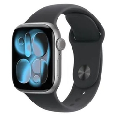 Apple Watch Series 11 (GPS) 46mm  Vỏ Nhôm Màu Xám Không Gian (Space Gray) với Dây Đeo Thể Thao Màu Đen (Black Sport Band)