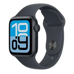 Apple Watch SE (3rd Generation) 44mm GPS (chỉ GPS), vỏ nhôm màu Đen Midnight (Midnight Aluminum Case), kèm dây cao su màu Đen Midnight (Midnight Sport Band)