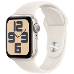 Apple Watch SE (2nd Generation) 44mm GPS (chỉ GPS), vỏ nhôm màu Starlight (Starlight Aluminum Case), kèm dây Vải dệt màu Starlight