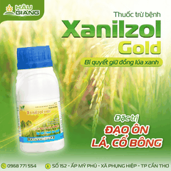 HVD - Thuốc trừ bệnh XANILZOL GOLD 500SC 240ML - Fenoxanil: 300g/l +  Hexaconazole: 200g/l - Phòng trừ mạnh đối với bệnh lem lép hạt, khô vằn, cháy bìa lá, đạo ôn cổ bông – đạo ôn lá