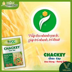 ADC - Phân bón hữu cơ CHACKEY - Chất hữu cơ 20% + K 5.5% + Mg 1% - Giúp lúa trổ thoát nhanh, thúc đẩy quá trình tổng hợp tinh bột, làm hạt chắc khỏe, sáng đẹp và nâng cao chất lượng gạo