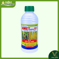 AN NÔNG - Thuốc trừ cỏ AMET Annong 500FW 900ML - Ametryn 500g/l - Đặc trị cỏ hại mía, trừ cỏ chọn lọc, tiền & hậu nảy mầm