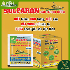 LÚA VÀNG - Thuốc trừ sâu Sulfaron 250EC 24ml - Carbosulfan 200 g/l + Chlorfluazuron 50 g/l - Đặc trị hiệu quả sâu cuốn lá, sâu đục thân, sâu xanh da láng, rệp sáp, mọt đục cành.