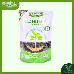 HỢP TRÍ - Phân bón lá HOPTRI SUPER HUMIC 1kg - Acid Humic 70% - Giúp đất tơi xốp, thông thoáng, giảm phèn mặn, giúp cây phát triên rễ, đâm chồi non, xanh lá, tăng năng suất
