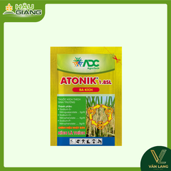 ADC - Thuốc kích thích sinh trưởng ATONIK 1.8SL (BA KÍCH) 15ml - Sodium 5-nitroguaiacolate 3 g/lít + Sodium O-nitrophenolate 6 g/lít + Sodium P-nitrophenolate 9 g/lít - Giúp cây khởi động sinh trưởng, thúc đẩy ra rễ – bật chồi – nuôi lá, hỗ trợ ra hoa ổn định và đậu quả thuận lợi