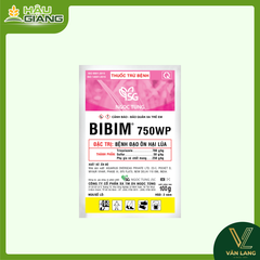 NGỌC TÙNG - Thuốc trừ bệnh BIBIM 750WP 100gr - Tricyclazole 700 g/kg + Sulfur  50 g/kg - sản phẩm chuyên dùng  quản lý đạo ôn lá & đạo ôn cổ bông