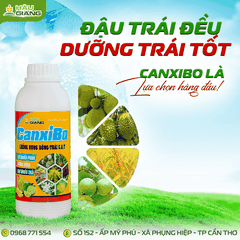 HẬU GIANG - Phân bón vi lượng CANXI BO 500ML - B 2.000 ppm + CaO 11% + EDTA-Zn 300 ppm - Giảm rụng bông, trái; tăng tỉ lệ đậu trái, dưỡng bông khỏe, trái đẹp