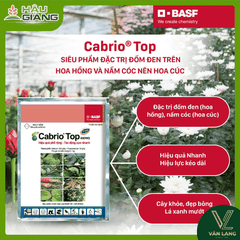 BASF - Thuốc trừ bệnh CABRIO® TOP 600WG - Pyraclostrobin 50g/kg + Metiram 550g/kg - Chuyên trị sương mai, giả sương mai (phấn trắng), thán thư, gỉ sắt, ghẻ sẹo,…