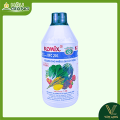 THIÊN SINH - Phân bón lá KOMIX 1l - N 2.6% + P₂O₅ 7.5% + K₂O 2.2% + Zn 200 ppm + CuO 100 ppm - Tăng khả năng hấp thu dưỡng chất, Hỗ trợ phát triển rễ và tán lá.