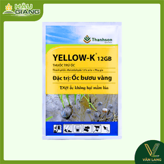THANH SƠN – Thuốc trừ ốc YELLOW-K 12GB 1kg - Metaldehyde 12% w/w - Đặc trị ốc bưu vàng