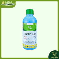 NGỌC TÙNG - Thuốc trừ sâu TUNGRELL 25EC 480ml - Quinalphos  20% w/w + Cypermethrin 5% w/w - Phòng trừ sâu đục bẹ, nhện gié hại lúa, sâu xanh da láng, rệp sáp, sâu cuốn lá, sâu đục thân.