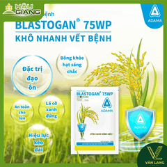 ADAMA - Thuốc trừ bệnh BLASTOGAN 75WP 25gr - Tricyclazole 750 g/kg - Đặc trị đạo ôn lá, đạo ôn cổ bông
