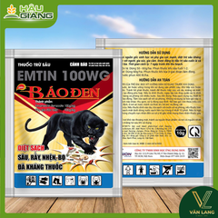 SION - Thuốc trừ sâu BÁO ĐEN 100WG 10g - Emamectin Benzoate 100g/kg - Phòng trừ sâu cuốn lá, sâu đục thân, sâu xanh, sâu khoang, bọ trĩ, rệp sáp