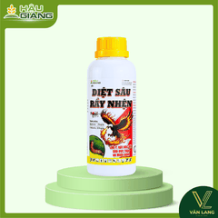 HẬU GIANG - DIỆT SÂU RẦY NHỆN 450ML - Abamectin 2% w/w + Profenofos 35% w/w - Đặc trị các nhóm sâu tơ, sâu cuốn lá, sâu đục thân, sâu đục quả, rệp sáp, rầy xanh và nhện đỏ.