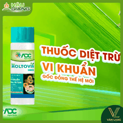 ADC - Thuốc trừ bệnh MOLTOVIN 380SC 250ml - Tribasic Copper Sulfate 345 g/lít + Cymoxanil 35 g/lít - Phòng trị bạc lá, cháy lá, sạm lá