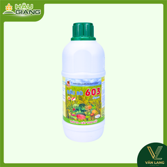 PHƯỚC HƯNG - Phân bón lá NPK ĐẦU BÒ 603 SUPER 1l - N 9.7% + P₂O₅: 4.2% + K₂O 4.5% + Mg 100 ppm + S 300ppm + Cu: 30 ppm + Zn 50 ppm + Mn: 40 ppm + Bo: 200 ppm - Tăng cường sức sinh trưởng, phát triển rễ, nuôi chồi, nuôi trái