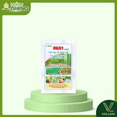 HẬU GIANG - Phân bón vi lượng HG 01 JAPAN 25GR - Bo 30.000 ppm + MgO 5.010 ppm + EDTA-Zn – 4.110 ppm + Solubor 30.000 ppm - Giúp cây phục hồi, thúc đẩy rễ và chồi non