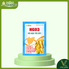 HẬU GIANG - Phân bón hỗn hợp HG 03 40GR - Nts 6% + P₂O₅ 16% + K₂O 36% - Tăng số lượng và chất lượng hạt lúa, đồng xanh, nặng hạt