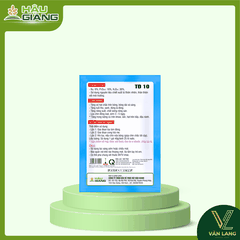 HẬU GIANG - Phân bón hỗn hợp HG 03 40GR - Nts 6% + P₂O₅ 16% + K₂O 36% - Tăng số lượng và chất lượng hạt lúa, đồng xanh, nặng hạt