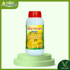 HẬU GIANG - Phân bón hỗn hợp NPK SIÊU TO HẠT JAPAN 500ML - N 5% + P₂O₅ 6% + K₂O 7% - Giúp nuôi hạt chắc khỏe, sáng – to – tròn, giúp lúa chín đồng đều