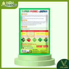 HẬU GIANG - Phân bón vi lượng SUPER HUMIC JAPAN 1KG - Bo 2.000 ppm + Acid Humic 70% - Giải pháp toàn diện giúp cây trồng xanh khỏe, rễ mạnh, trái chất lượng