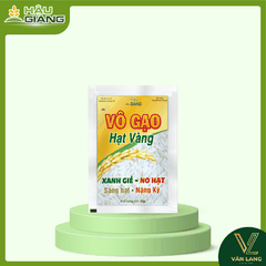 HẬU GIANG - Phân bón hữu cơ VÔ GẠO HẠT VÀNG 20GR - Chất hữu cơ 55% + K₂O  7% - Giúp xanh gié, to hạt, sáng hạt, tăng năng suất lúa