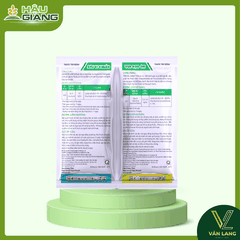 HẬU GIANG - Thuốc trừ bệnh VUA ĐẠO ÔN SIÊU VI KHUẨN 55GR - Tricyclazole 400g/kg + Isoprothiolane 400g/kg + Kasugamycin 6%w/w - Phòng trị đạo ôn lá, đạo ôn cổ bông, bạc lá, cháy bìa lá