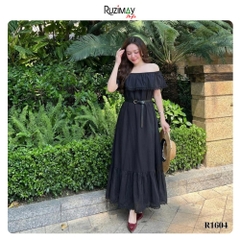 Đầm Maxi Ruzimay Trễ Vai Flora dáng dài R1600