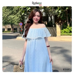 Đầm Maxi Ruzimay Trễ Vai Flora dáng dài R1600