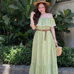 Đầm Maxi Ruzimay Trễ Vai Flora dáng dài R1600