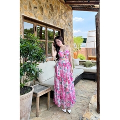 Đầm maxi cup ngực dáng xòe R0201
