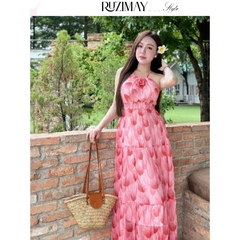 Đầm Maxi Dáng dài Hoa Tulip R0500