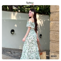 Đầm maxi trễ vai dáng dài R0900
