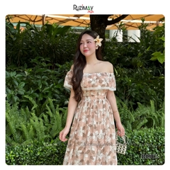 Đầm maxi trễ vai dáng dài R0900