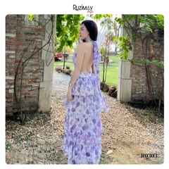 Đầm maxi xếp tầng dáng dài R0300