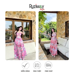 Đầm maxi cúp ngực dáng xòe R0200