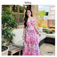 Đầm maxi cúp ngực dáng xòe R0200