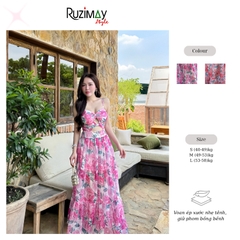 Đầm maxi cúp ngực dáng xòe R0200