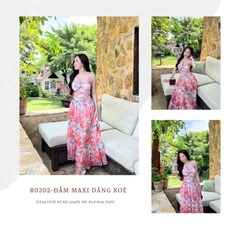 Đầm maxi cúp ngực dáng xòe R0200