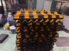 Ốp cột tròn cao su KT: 1200x100x10mm