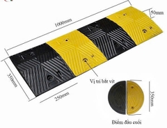 Gờ Giảm Tốc Cao Su KT:1000x350x50mm
