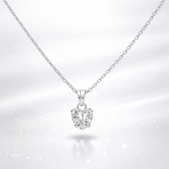 Mặt dây chuyền bạc 925 Luna Jewelry Đá CZ trái tim Heart Cut