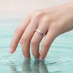 Nhẫn bạc 925 unisex vảy tiên cá Luna Jewelry