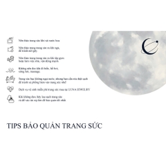 Nhẫn bạc 925 Luna Jewelry trăng sao
