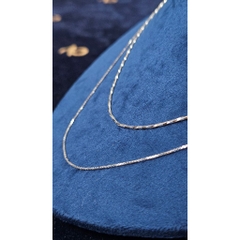 Dây chuyền bạc 925 sợi zig zag Luna Jewelry