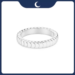 Nhẫn bạc 925 unisex vảy tiên cá Luna Jewelry